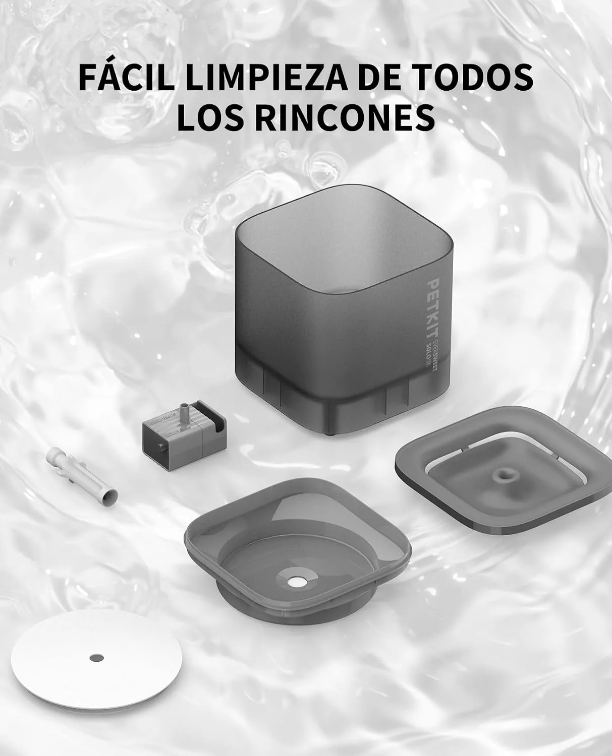 PETKIT CYBERTAIL Fuente de Agua Inalámbrica — foto 6