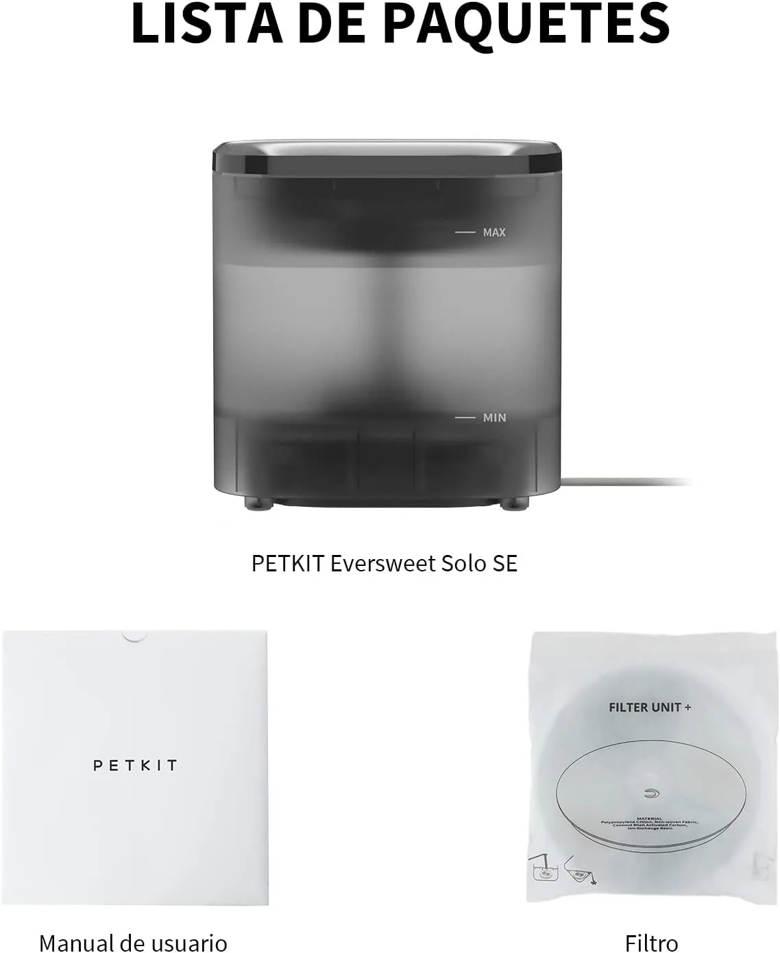 PETKIT CYBERTAIL Fuente de Agua Inalámbrica — foto 8